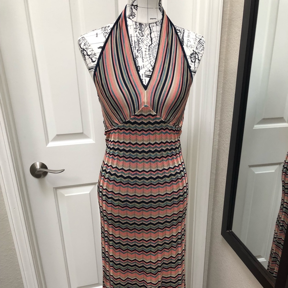 Trina Turk Halter Maxi Dress